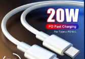 CASIFY PDC01 20W USB C To Lightning Fast Charging Cable PD Cable Type C to L