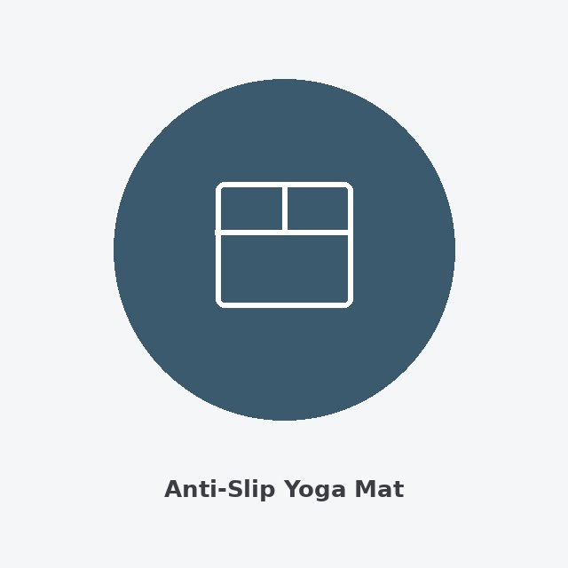 Anti-Slip Yoga Mat 6mm Thick Eco-Friendly TPE Material